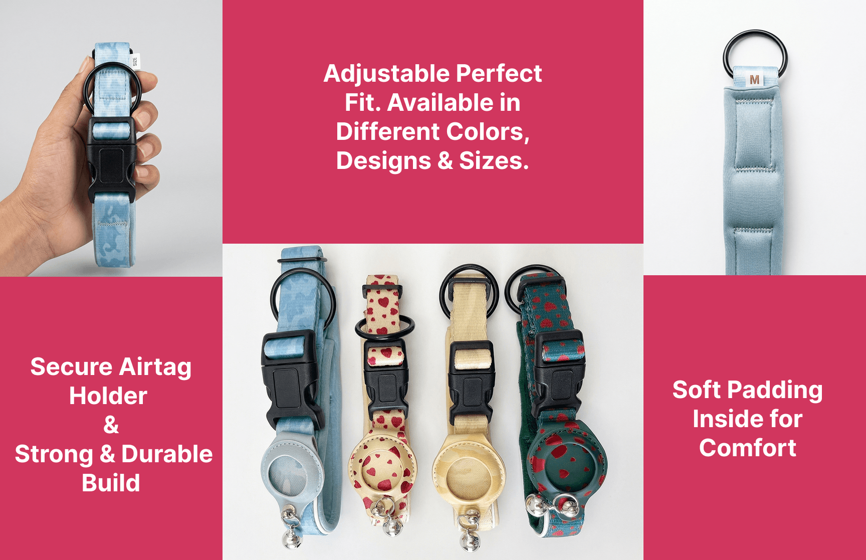 Never Lose Your Dog Again -Smart Airtag Collar Built for Safety (Luxury) — image 3 of 8